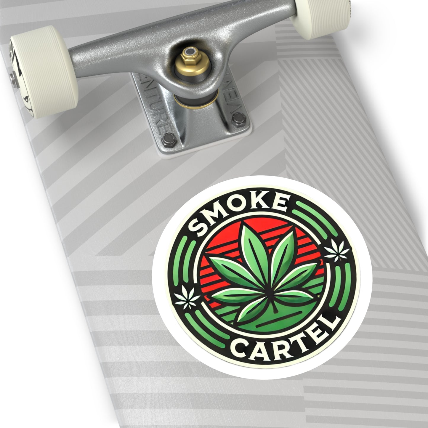 Smoke Cartel Cannabis Round Stickers - Indoor/Outdoor