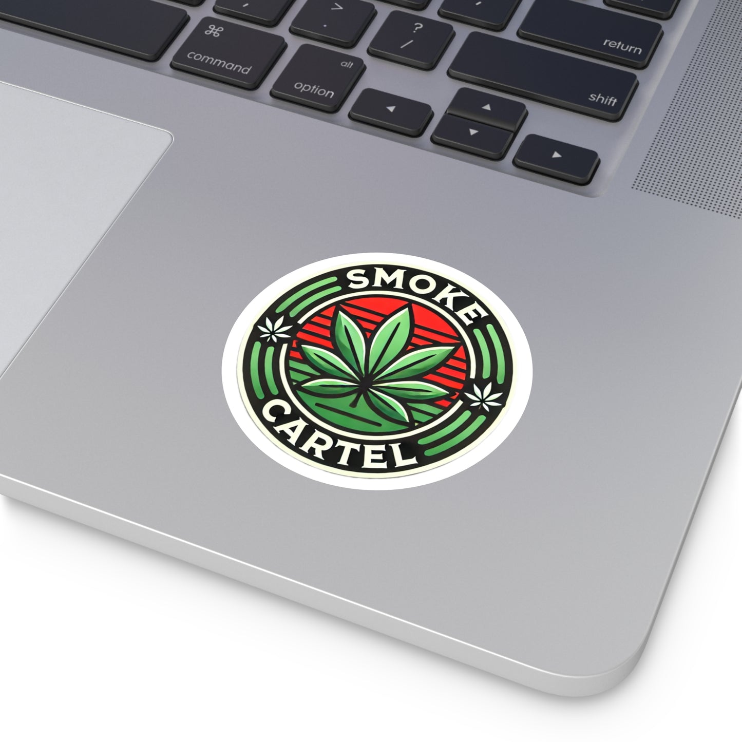 Smoke Cartel Cannabis Round Stickers - Indoor/Outdoor