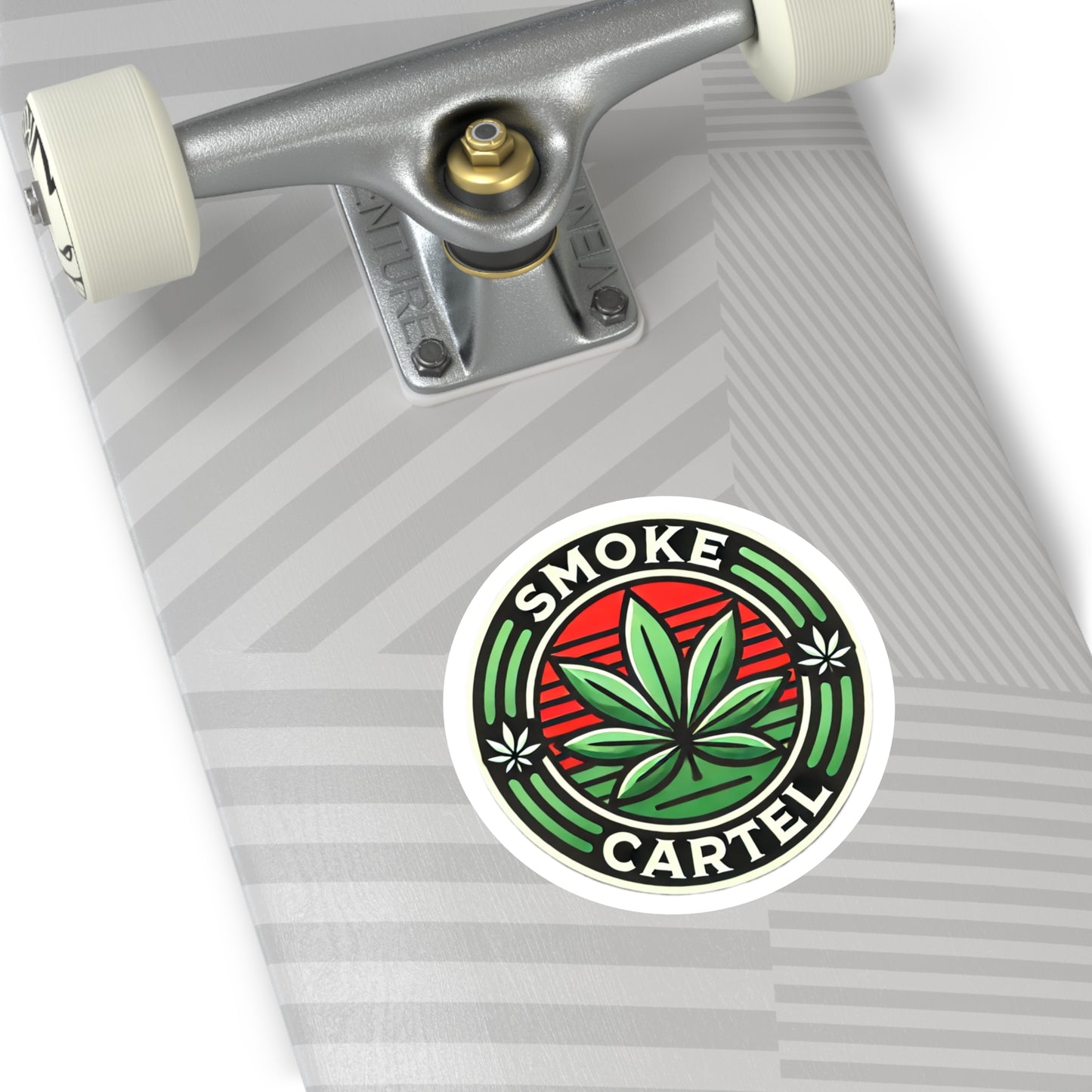 Smoke Cartel Cannabis Round Stickers - Indoor/Outdoor