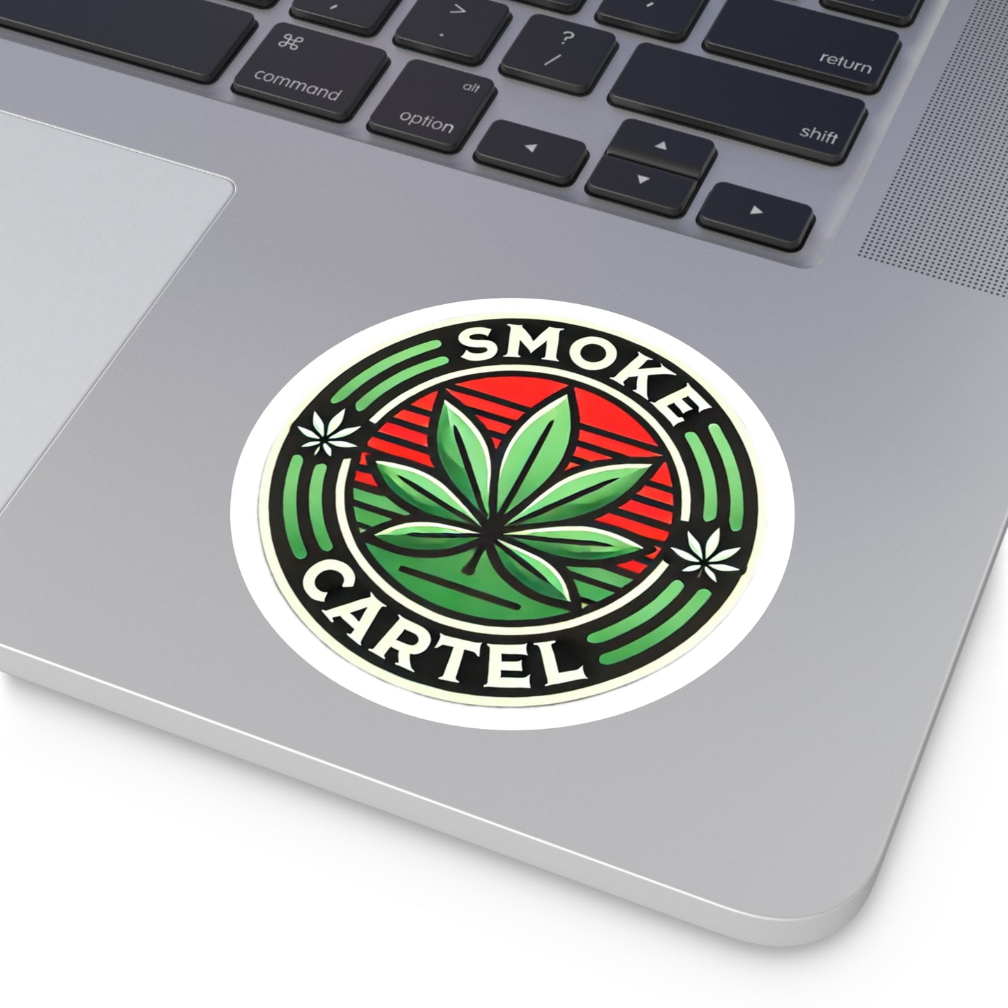 Smoke Cartel Cannabis Round Stickers - Indoor/Outdoor